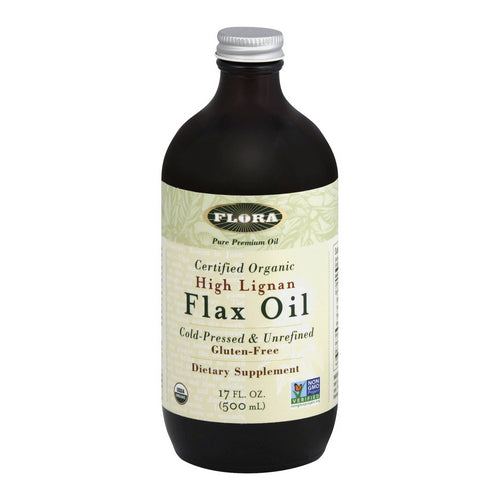 Flora, Flax Oil High Lignan, 17 Oz