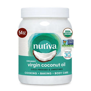 Nutiva, Organic Coconut Oil Virgin, 54 Oz
