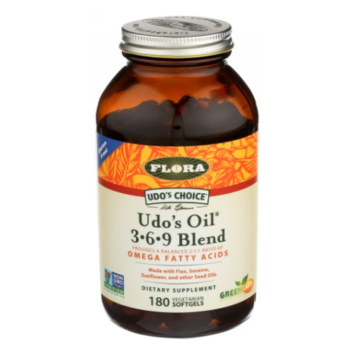 Flora, Udo'S Choice Udo'S Oil 3-6-9 Blend, 180 Softgels