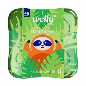 Welly, Flexible Bandages Assorted, 48 Count