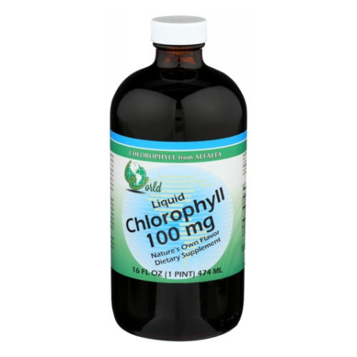 World Organics, Liquid Chlorophyll, 100 Mg, 16 Oz