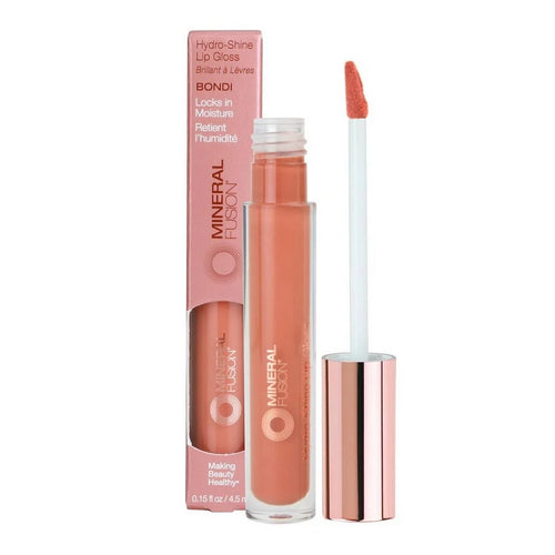 Mineral Fusion, Hydro-Shine Lip Gloss Bondi, .15 Oz