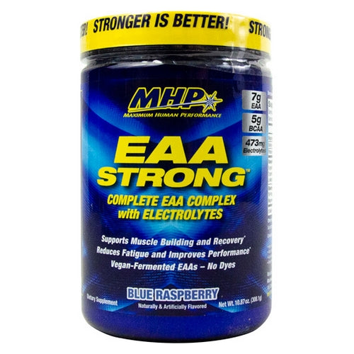 Maximum Human Performance, EAA Strong Blue Raspberry, 30 Servings