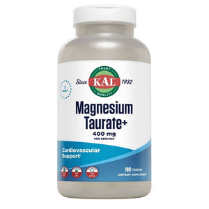 Kal, Magnesium Taurate Plus, 180 Tabs