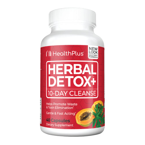 Health Plus, Herbal Detox Plus 10-Day Cleanse, 40 Caps