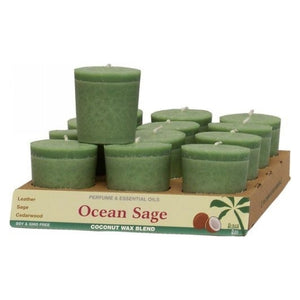 Aloha Bay, Votives Ocean Sage, 12 Count
