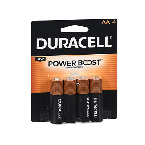 Duracell, Power Boost Alkaline Batteries Aa, 4 Count