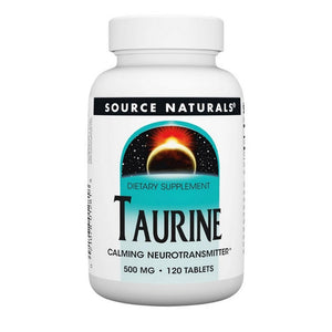 Source Naturals, Taurine, 500 mg, 120 Tabs