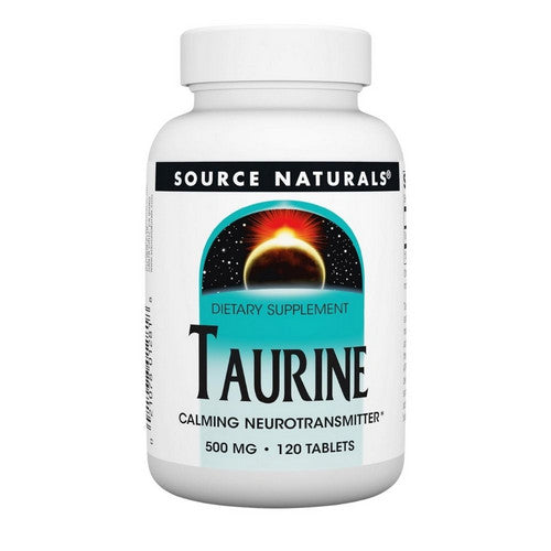 Source Naturals, Taurine, 500 mg, 120 Tabs