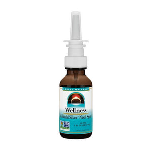 Source Naturals, Wellness Colloidal Silver Nasal Spray 10 Ppm, 10 ppm, 1 Fl Oz