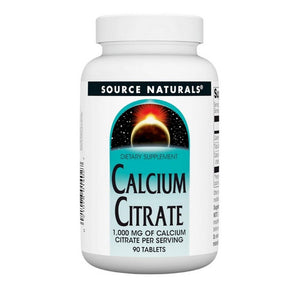 Source Naturals, Calcium Citrate, 1000 MG, 90 Tabs