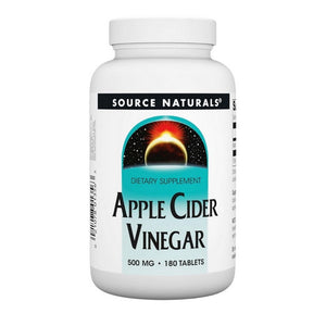Source Naturals, Apple Cider Vinegar, 500 MG, 180 Tabs
