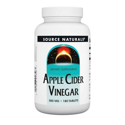 Source Naturals, Apple Cider Vinegar, 500 MG, 180 Tabs