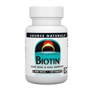 Source Naturals, Biotin, 5 mg, 120 Tabs