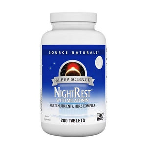 Source Naturals, Sleep Science Nightrest With Melatonin, 200 Tabs