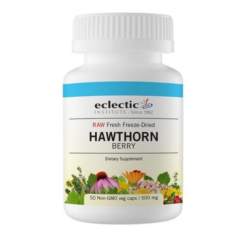Eclectic Herb, Hawthorn Berry FD V-50, 500 mg, 50 Caps