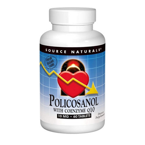 Source Naturals, Policosanol, w/CoQ10 60 Tabs