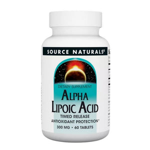 Source Naturals, Alpha Lipoic Acid, 300 MG, Timed Release 60 Tabs