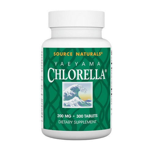 Source Naturals, Chlorella, 200 MG, From Yaeyama 300 Tabs
