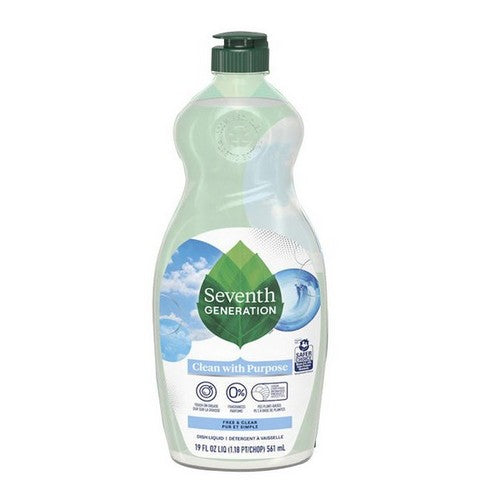 Seventh Generation, Dishwash Free and Clear, 19 Oz(Case Of 6)