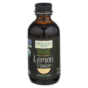 Frontier Herb, Organic Lemon Flavour Non-Alcoholic, 2 Oz