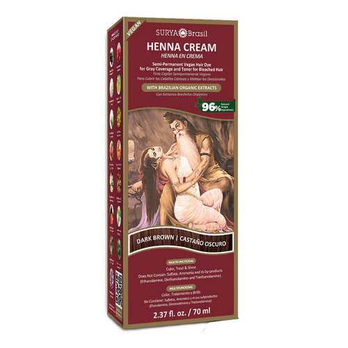 Surya Brasil, Hair Color Dark Brown, 2.37 Oz