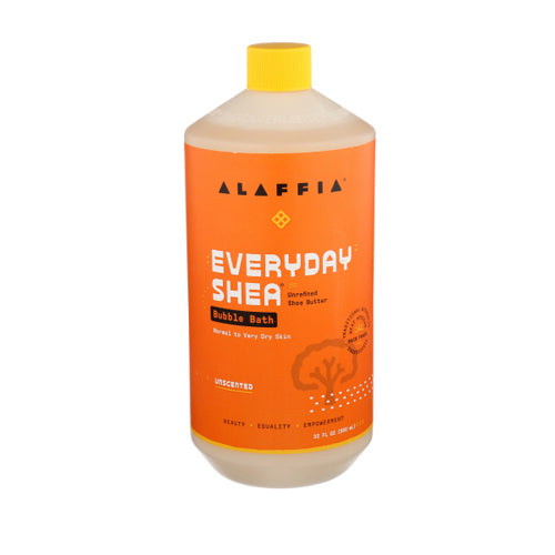 Alaffia, Everyday Shea Bubble Bath Unscented, 32 Oz