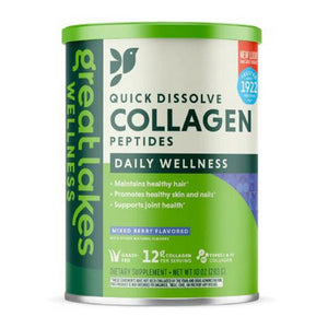 Great Lakes Gelatin, Collagen Hydrolysate Mixed berry, 10 Oz