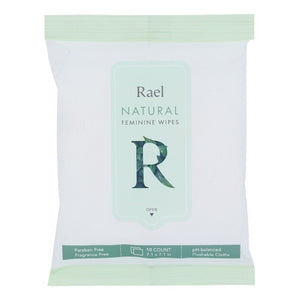 Rael, Natural Feminine Cleansing Wipes, 10 Count