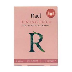 Rael, Heating Patch for Menstrual Cramps, 3 Patches