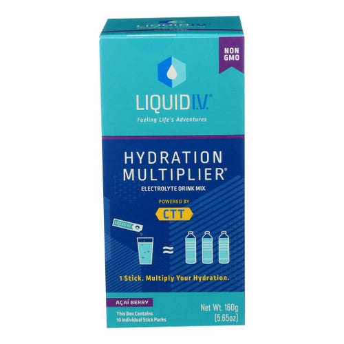 Liquid I.V, Hydration Multiplier Electrolyte Drink Mix Acai Berry, 5.65 Oz
