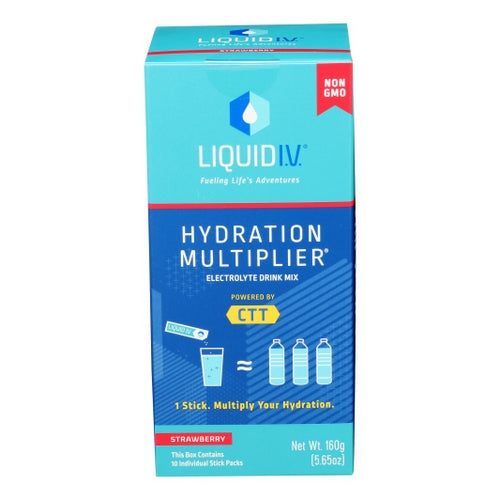 Liquid I.V, Hydration Multiplier Electrolyte Drink Mix Strawberry, 5.65 Oz