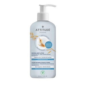 Attitude, Body Lotion Fragrance Free, 16 Oz