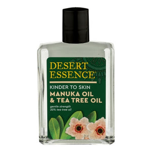Desert Essence, Kinder To Skin Manuka Oil And Australian Tea Tree Oil, 4 Oz
