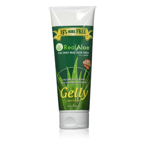Real Aloe, Aloe Vera Gelly Unscented, 8 Oz