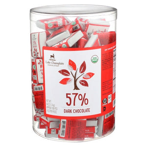 Lake Champlain, Organic Dark Chocolate Squares, 0.4 Oz