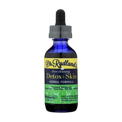 Dr. Rydland's, Kids Wellness Detox Plus Skin Herbal Formula Drops, Herbal Formula 2 Oz
