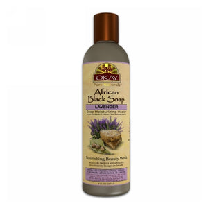 Okay Pure Naturals, African Black Soap Liquid, 8 Oz