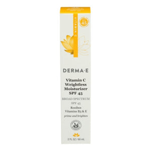 Derma e, Vitamin C Moisturizer SPF45, 2 Oz