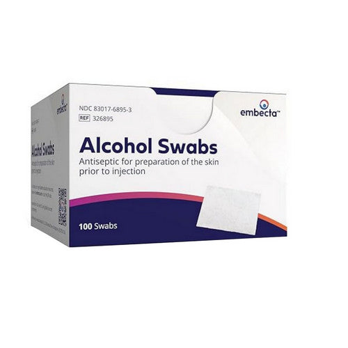 BD, Alcohol Swabs, 100 Count