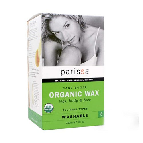 Parissa, Organic Sugar Wax For Legs And Body For Sensitive Skin, 8 Oz