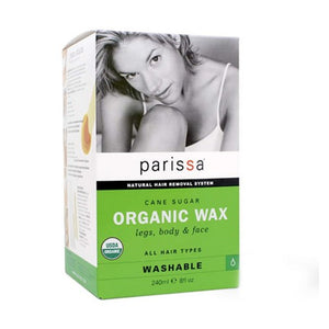 Parissa, Organic Sugar Wax For Legs And Body For Sensitive Skin, 8 Oz
