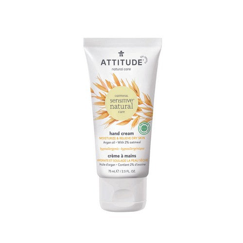 Attitude, Sensitive Skin Hand Cream Argan, 2.5 Oz