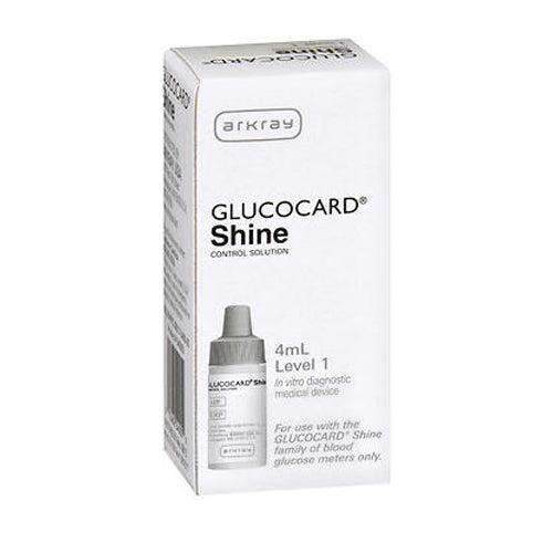 Glucocard, Shine Control Solution Level 1, 1 Count