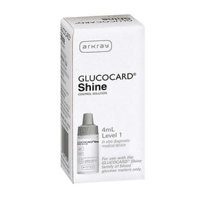 Glucocard, Shine Control Solution Level 1, 1 Count