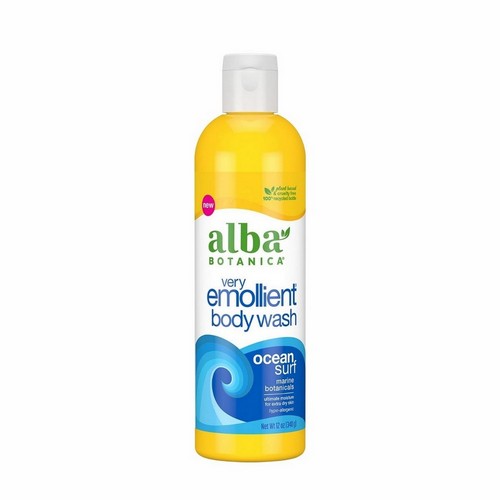 Alba Botanica, Very Emollient Bath & Shower Gel Ocean Surf, 12 Oz
