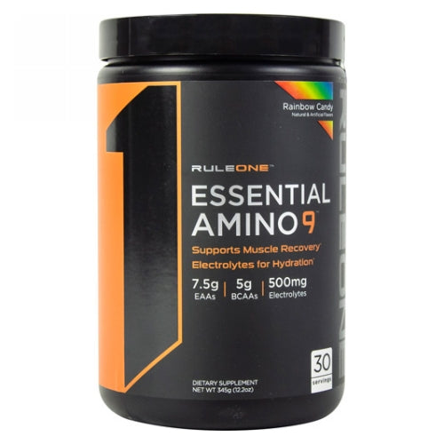 Rule 1, Essentail Amino 9 Rainbow Candy, 12.2 Oz
