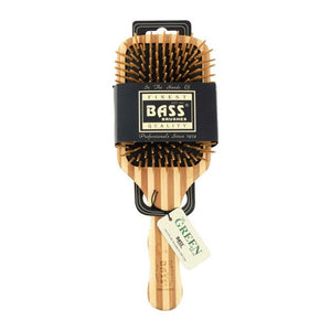 Bass Brushes, Bass Brushes Large Square Paddle Brush Wood Bristles, 1 Count