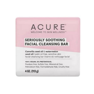 Acure, Seriously Soothing Facial Cleansing Bars, 4 Oz
