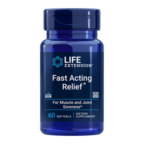Life Extension, Fast Acting Relief, 60 Softgels